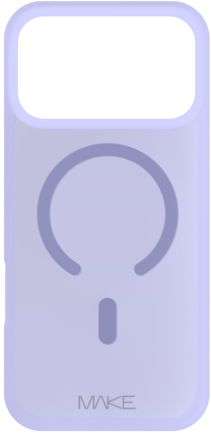Чохол для смартфону MAKE for Apple iPhone 17 Pro Max Silicone Aura Magnet Lavender (MCLAM-AI17PMLV)